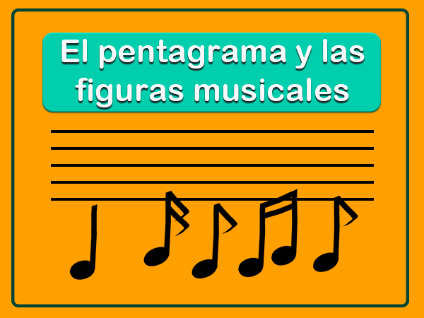 El pentagrama y las figuras musicales